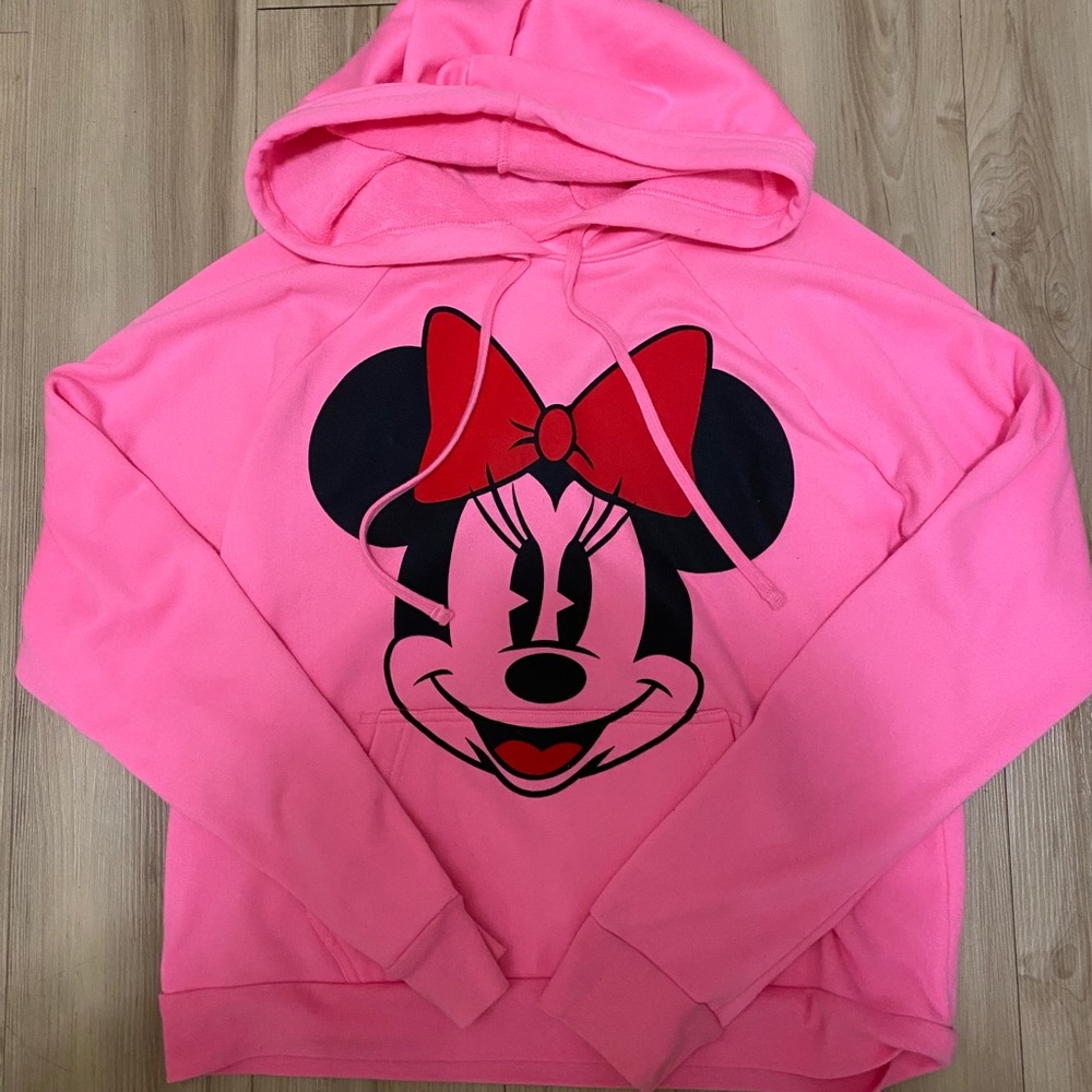 Disney Minnie Mouse Cropped Hoodie